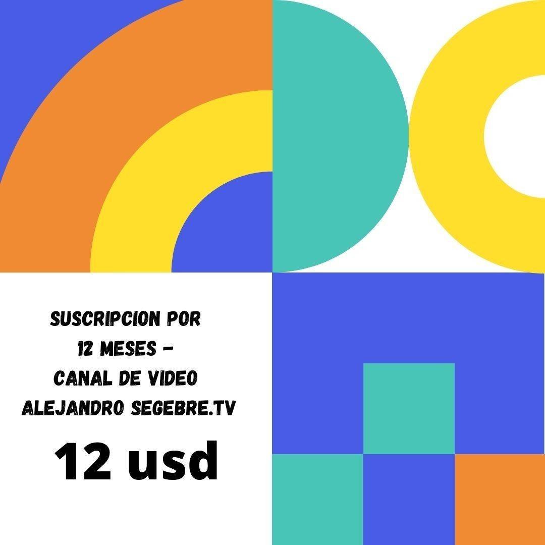 suscripcion canal de video www.dralejandrosegebre.tv